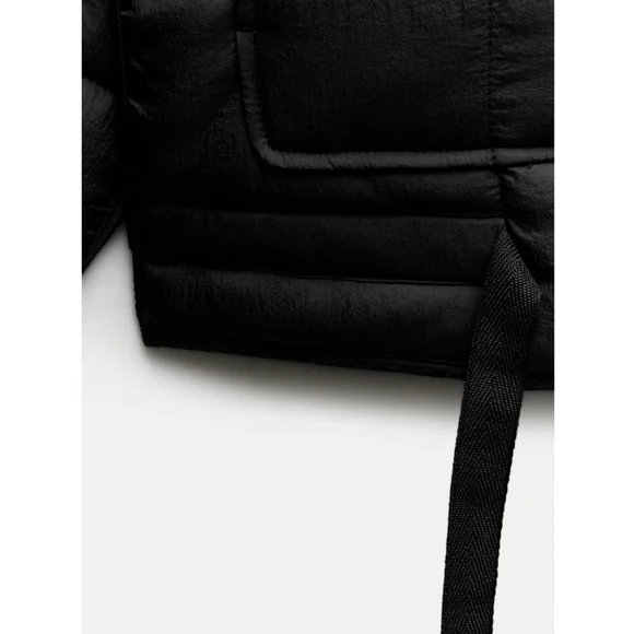 WATER REPELLENT NYLON PUFFER ANORAK ZW COLLECTION SIZE S - Picture 13 of 15